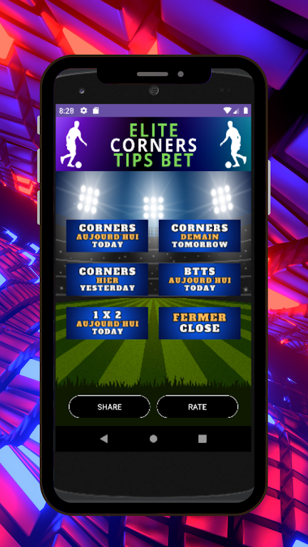 Elite corners tips bet  Screenshot 2