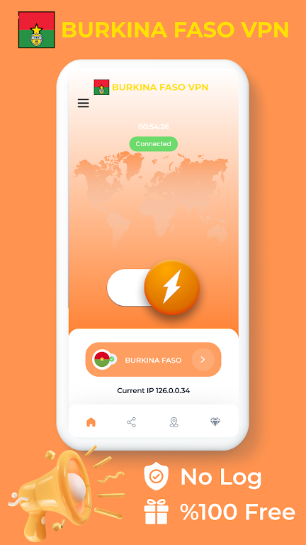Burkina Faso VPN Private Proxy  Screenshot 1