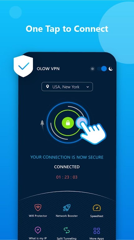 OLOW VPN – Anonymous Surfing Mod  Screenshot 1