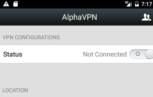 AlphaVPN - free & unlimited  Screenshot 1