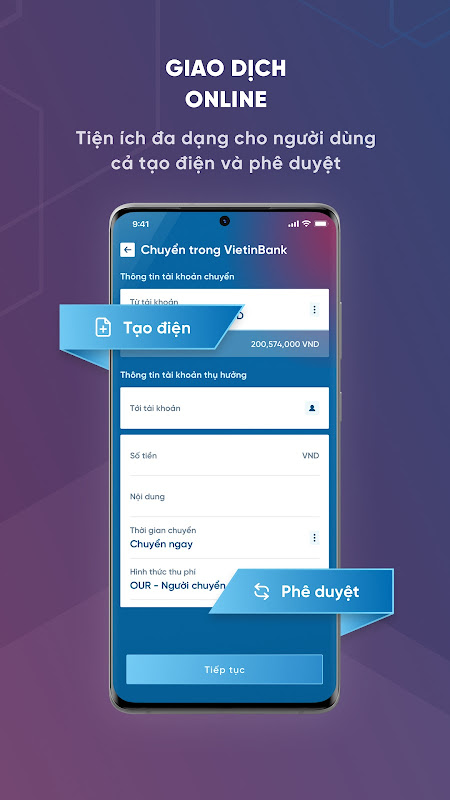 VietinBank eFAST  Screenshot 2