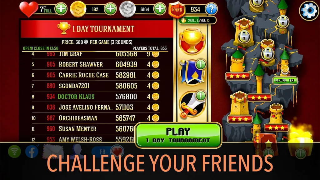 Towers Battle Solitaire  Screenshot 3