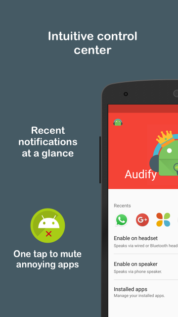 Audify – Notification Reader Mod  Screenshot 2