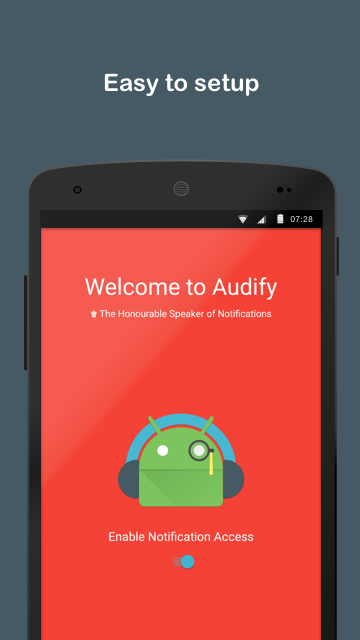 Audify – Notification Reader Mod  Screenshot 1