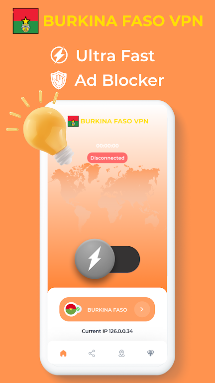 Burkina Faso VPN Private Proxy  Screenshot 2