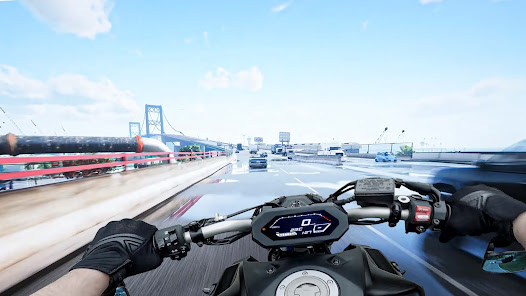 Traffic Moto Bike Rider City Mod  Screenshot 4