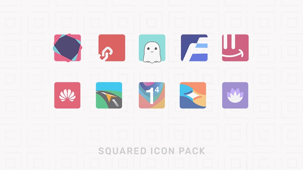 Squared – Square Icon Pack Mod  Screenshot 1