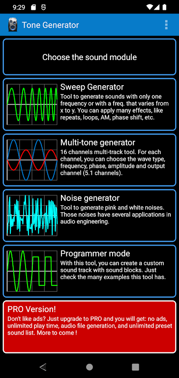 Tone Generator PRO Mod  Screenshot 1