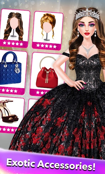 Fashion Game Makeup & Dress up Mod  Screenshot 2