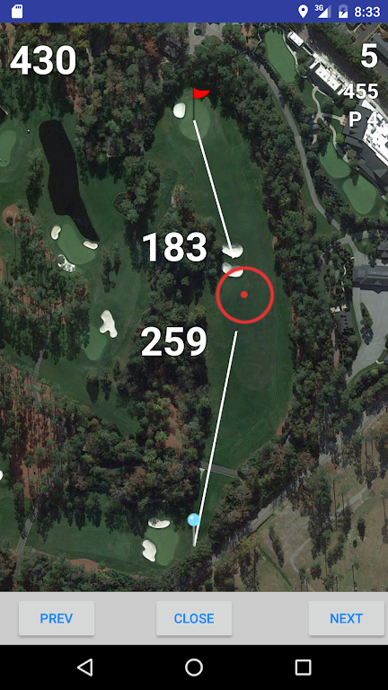 Golf GPS Range Finder &Yardage  Screenshot 1