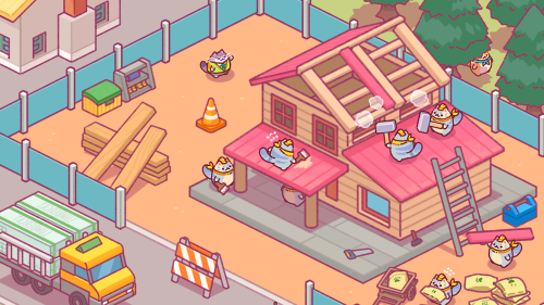 Lumbercat: Cute Idle Tycoon Mod  Screenshot 2