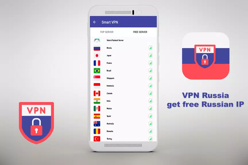 Free VPN Russia - get Russian IP - VPN  ⭐⭐⭐⭐⭐  Screenshot 3