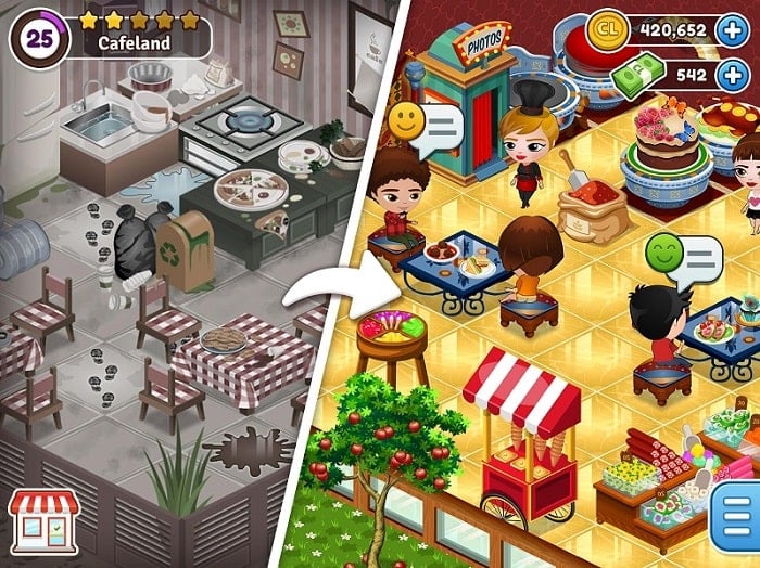 Cafeland – World Kitchen  Screenshot 1