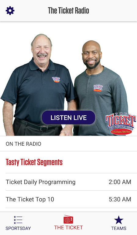 SportsDayTALK w 1310TheTicket  Screenshot 4