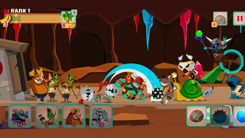 Monster Rush: Strategy TD war  Screenshot 2