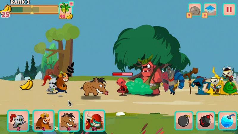 Monster Rush: Strategy TD war  Screenshot 4