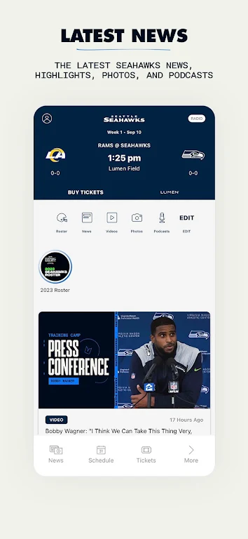 Seattle Seahawks Mobile  Screenshot 3