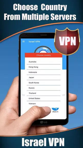 Israel VPN - Get Fast & Free Israel IP  Screenshot 3