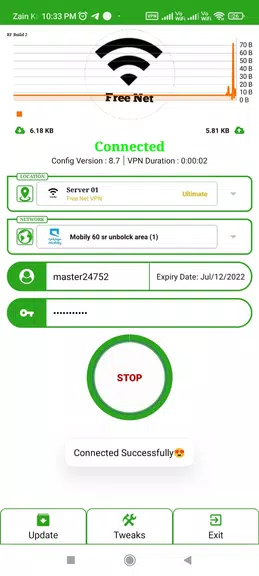 Free Net VPN  Screenshot 1