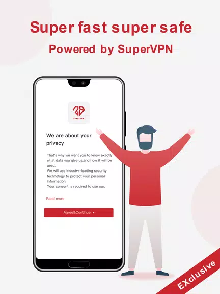 Super VPN- Free VPN Proxy Serv  Screenshot 1