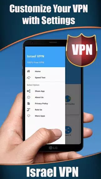 Israel VPN - Get Fast & Free Israel IP  Screenshot 4