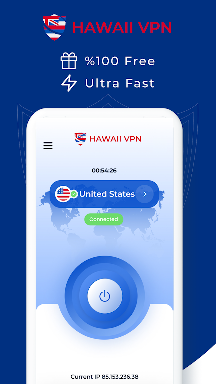 VPN Hawaii - Get Hawaii IP  Screenshot 1