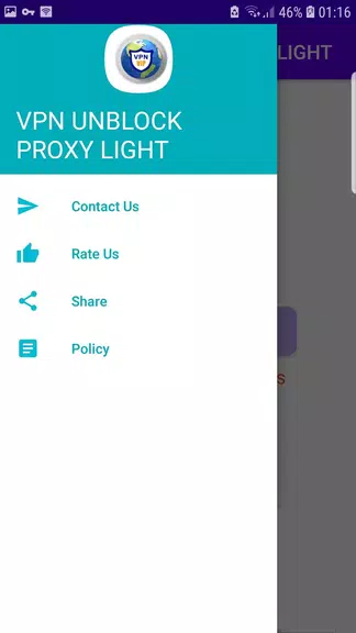 VPN UNBLOCK PROXY LIGHT Free VPN Unlimited Proxy  Screenshot 2