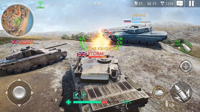 Tank Warfare: PvP Blitz Game  Screenshot 3