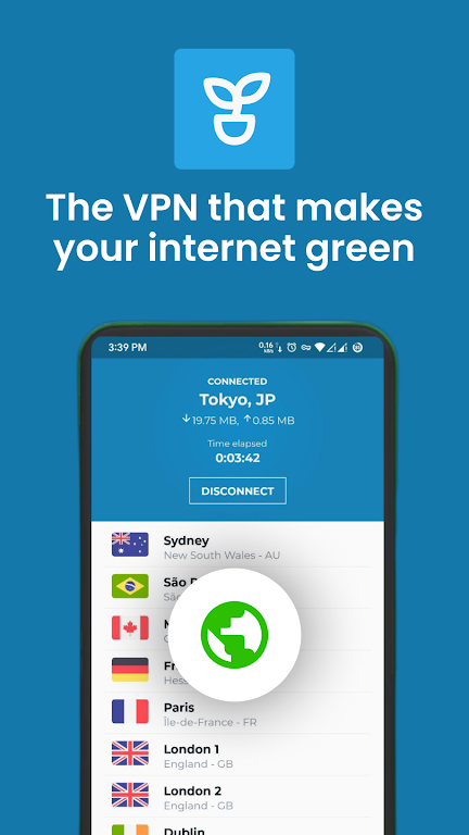 NodeVPN - The Green VPN  Screenshot 3