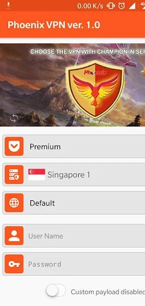 Phoenix VPN (HTTP APP)  Screenshot 2