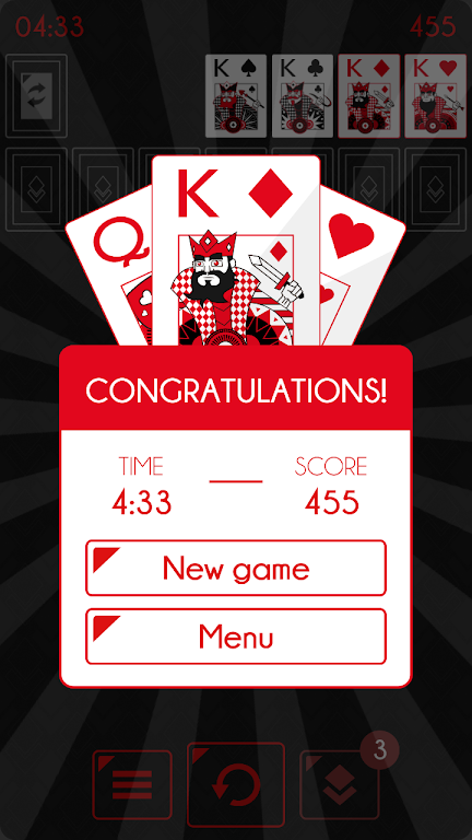 Solitaire - Klondike Redstone  Screenshot 3