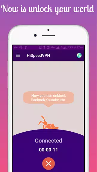 Hi-SpeedVPN Faster Server Free VPN Unlimited  Screenshot 4