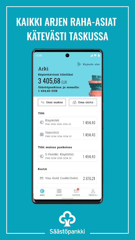 Säästöpankki Mobiili  Screenshot 1
