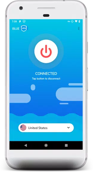 Blue VPN - Free and Fast Proxy - VPN  Screenshot 2