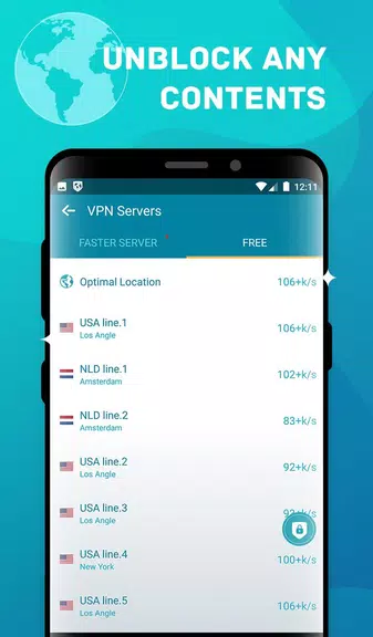 Anywhere VPN -Secure Free Unlimited VPN Proxy WiFi  Screenshot 1