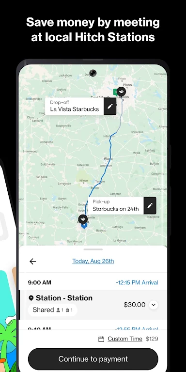 Hitch - Rides between Cities  Screenshot 2