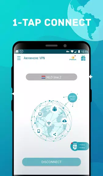 Anywhere VPN -Secure Free Unlimited VPN Proxy WiFi  Screenshot 3