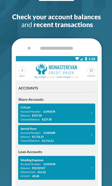 Monasterevan Credit Union  Screenshot 2