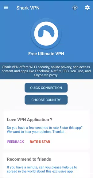 Best Shark VPN : Fast VPN Proxy Master  Screenshot 2