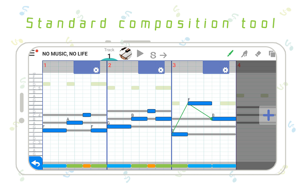 3 Minutes Music Composition – MusicLine Premium Mod  Screenshot 1