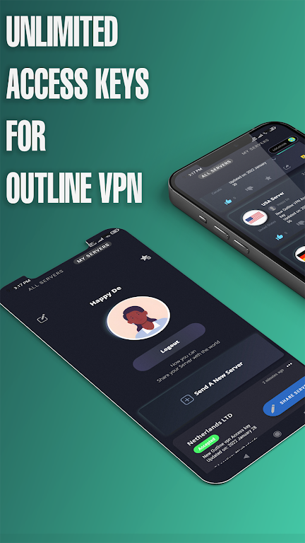 VPN Access Keys for Outline  Screenshot 3