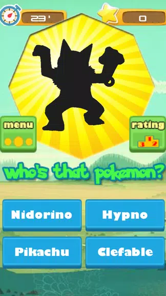 Game: Who's that pokemon?  Screenshot 2