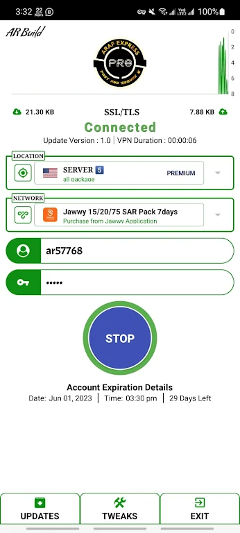 ARAF EXPRESS PRO - Secure VPN  Screenshot 3