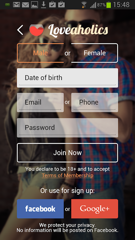 Loveaholics: Online dating app  Screenshot 3