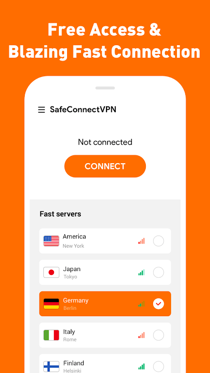 SafeConnectVPN  Screenshot 1