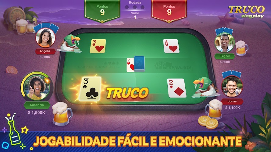 Truco ZingPlay: jogo de cartas online  Screenshot 2