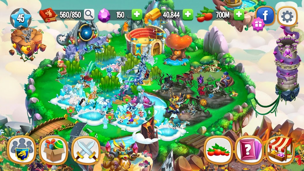 Dragon City: Mobile Adventure Mod  Screenshot 4