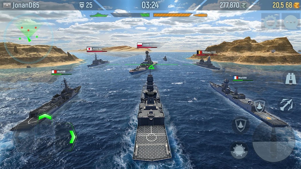 Naval Armada: Battleship Game Mod  Screenshot 2