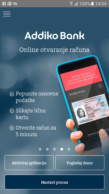 Addiko Mobile Srbija  Screenshot 1