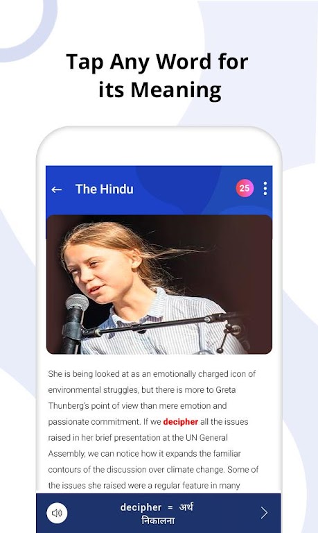 Vocab24: Hindu App & Editorial Mod  Screenshot 2